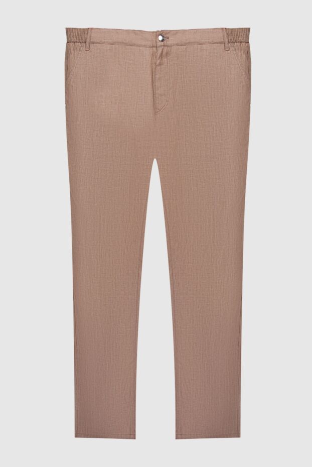Zilli men's linen trousers in a calm beige color
167283 - photo 1