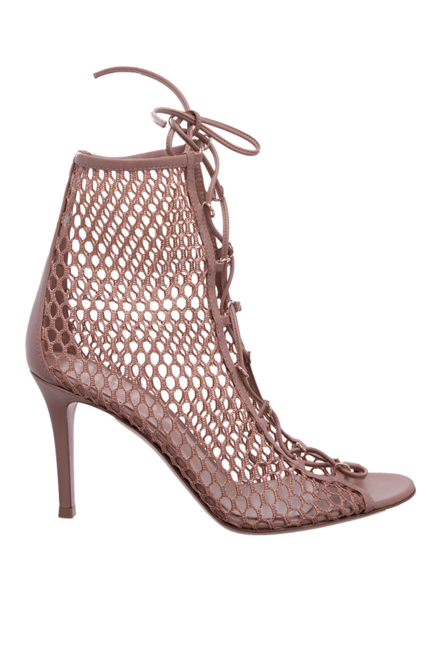 Gianvito Rossi women's beige sandals with woven upper 167373 - photo 1