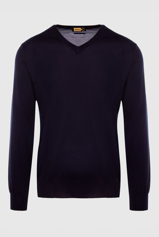 Zilli black jumper with v-neck for men 167426 - photo 1