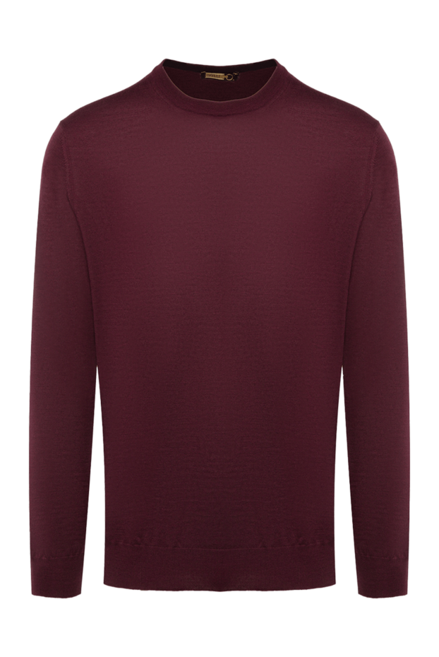 Zilli dark burgundy basic jumper for men 167483 - photo 1