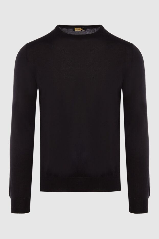 Zilli fitted black jumper for men 167605 - photo 1