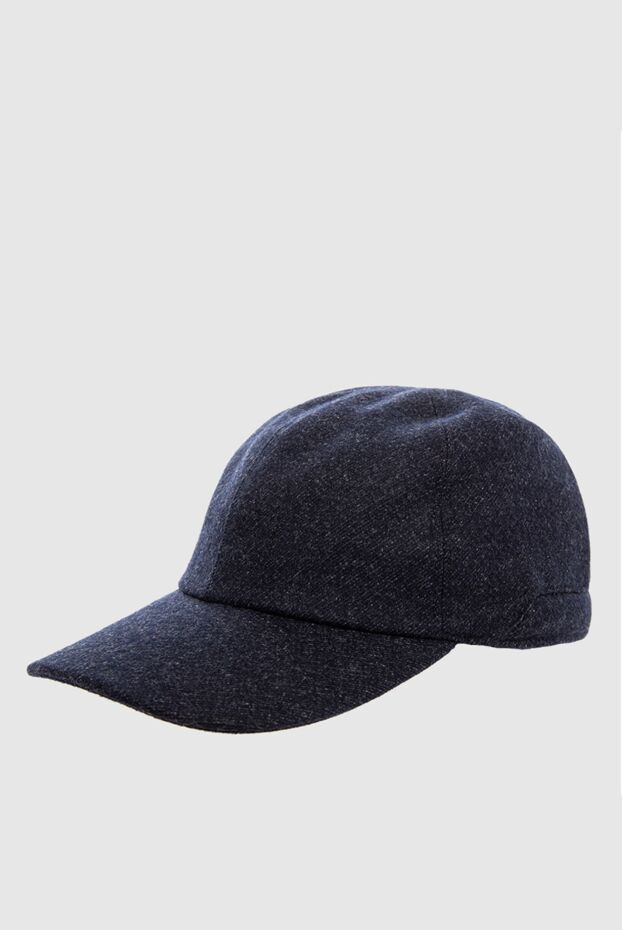 Loro Piana кепка из флиса и кашемира серая мужская 167728 - фото 3