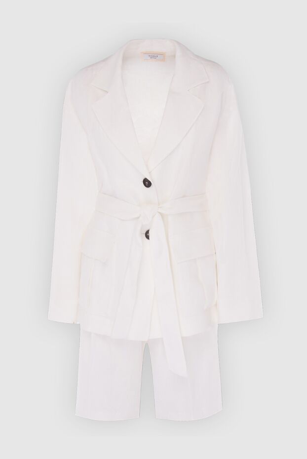 Peserico white women's suit with cotton and viscose shorts 167917 - photo 1