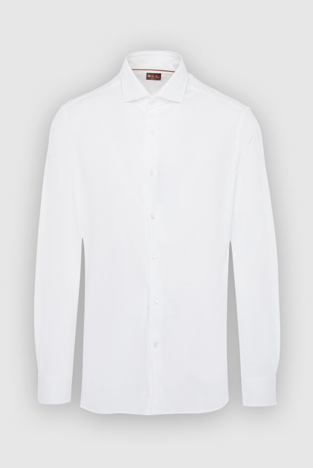 Loro Piana men's white slim-fit shirt made of thin cotton
168036 - photo 1