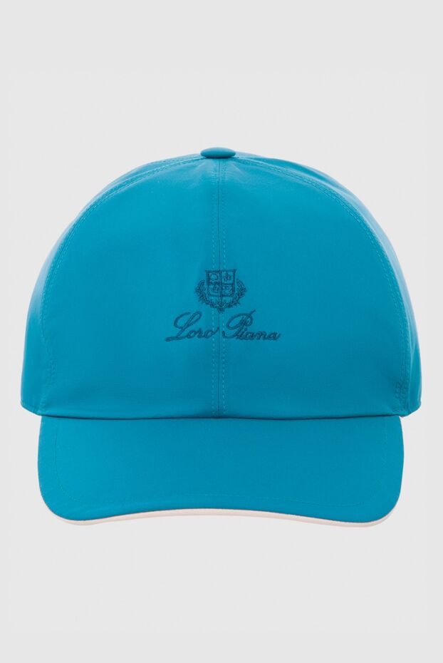 Loro Piana кепка из полиэстера голубая мужская 168043 - фото 1