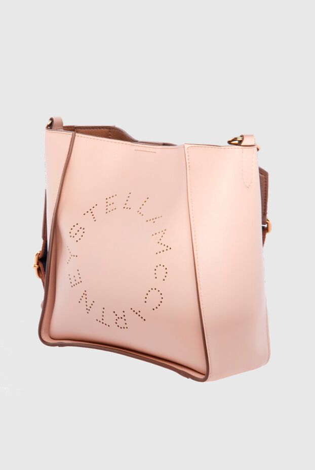 Stella McCartney сумка женская розовая с перфорированным логотипом 168137 - фото 3