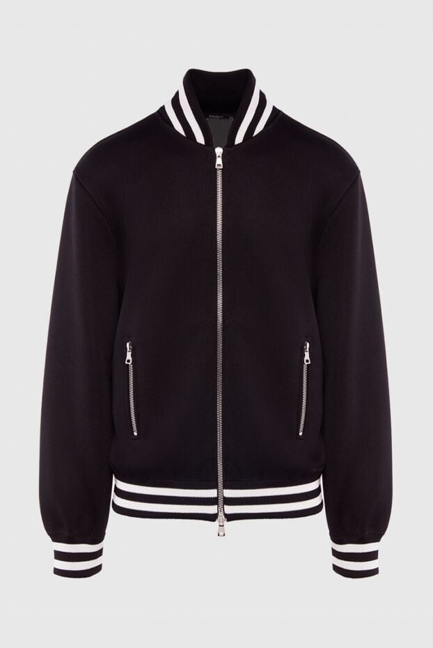 Balmain куртка из вискозы черная мужская 168358 - фото 1