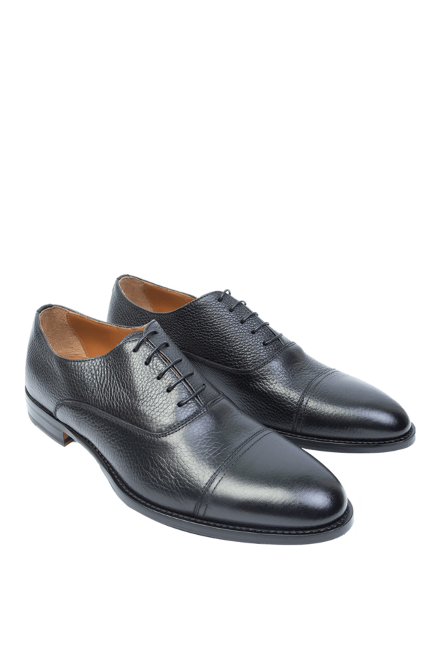 Doucal`s men's shoes made of genuine textured leather with a cap-toe seam
 168504 - photo 3