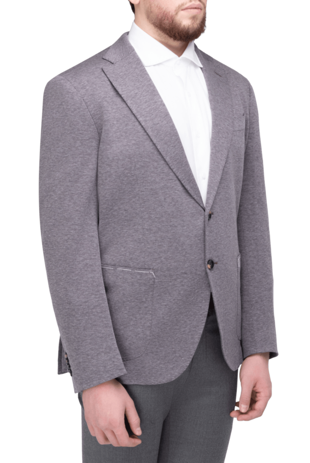 Sartoria Latorre men's gray cotton and nylon jacket 168516 - photo 3
