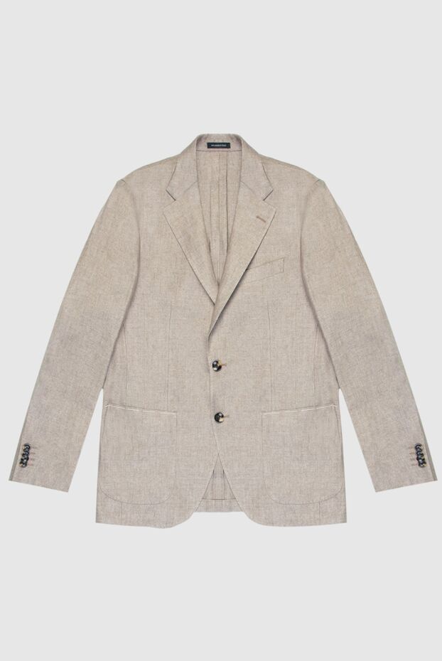 Sartoria Latorre beige linen jacket for men 168522 - photo 1