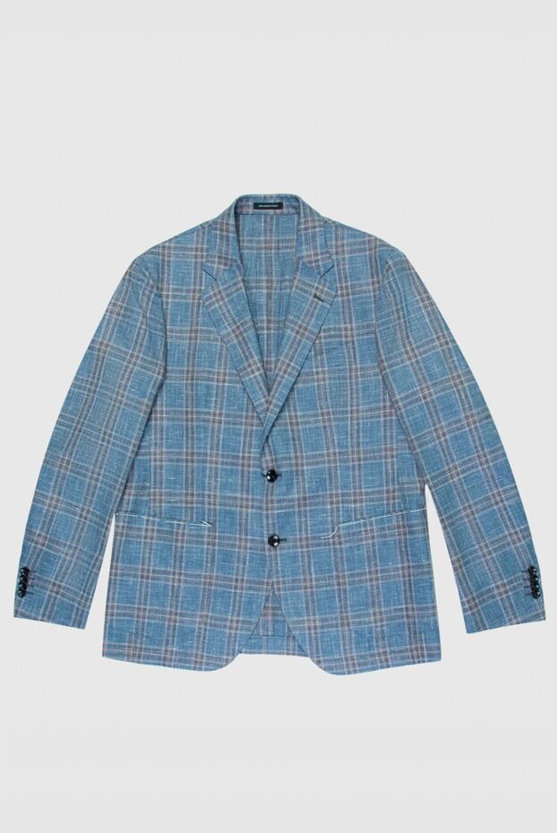 Sartoria Latorre lightweight pastel tartan blazer with english collar 168527 - photo 1
