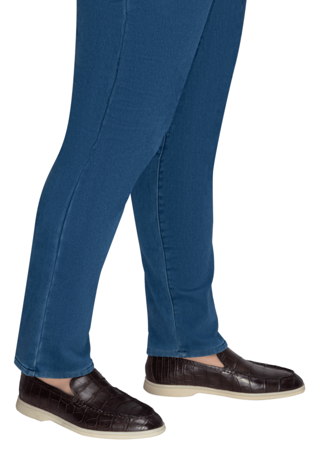 Cesare di Napoli brown alligator leather loafers with contrast sole for men 168612 - photo 2