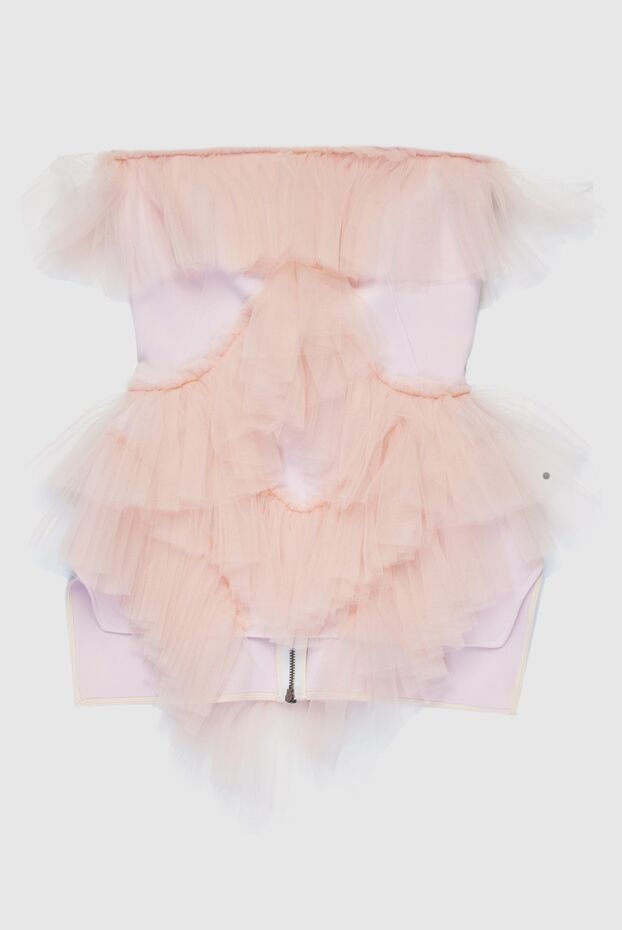 Maticevski pink mini dress decorated with ruffles women's 168721 - photo 1