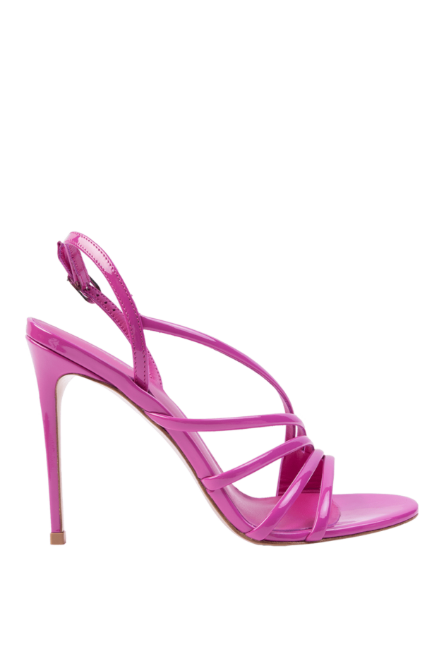 Le Silla women's leather sandals with thin straps, pink 168736 - photo 1