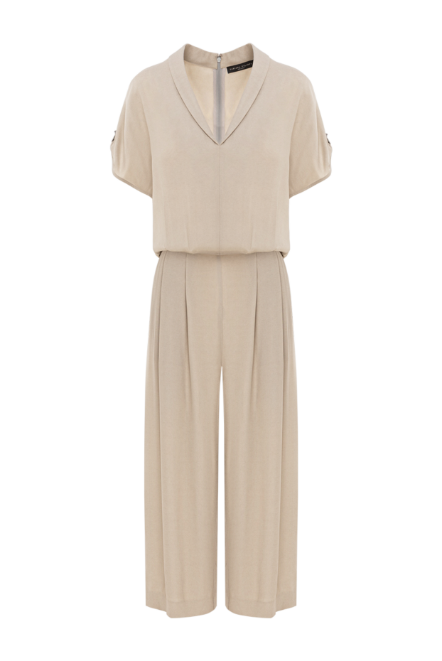 Fabiana Filippi beige viscose jumpsuit for women 168740 - photo 1