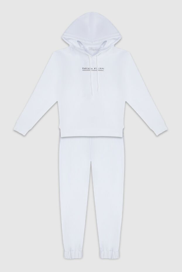 Fabiana Filippi white women's cotton and elastane walking suit 168754 - photo 1