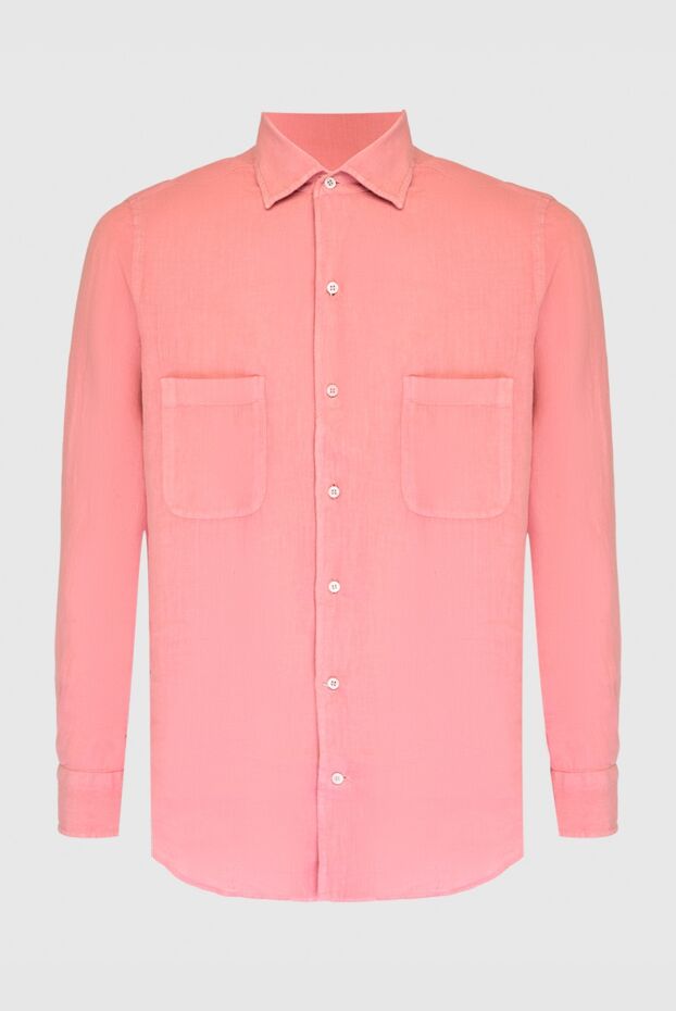 Loro Piana linen shirt pink for men 168771 - photo 1
