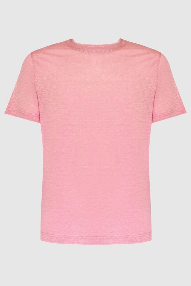 Loro Piana pink linen t-shirt for men 168787 - photo 1