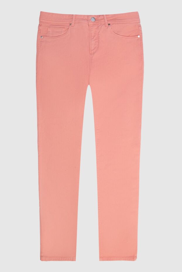 Loro Piana coral cotton high waist straight jeans 168808 - photo 1