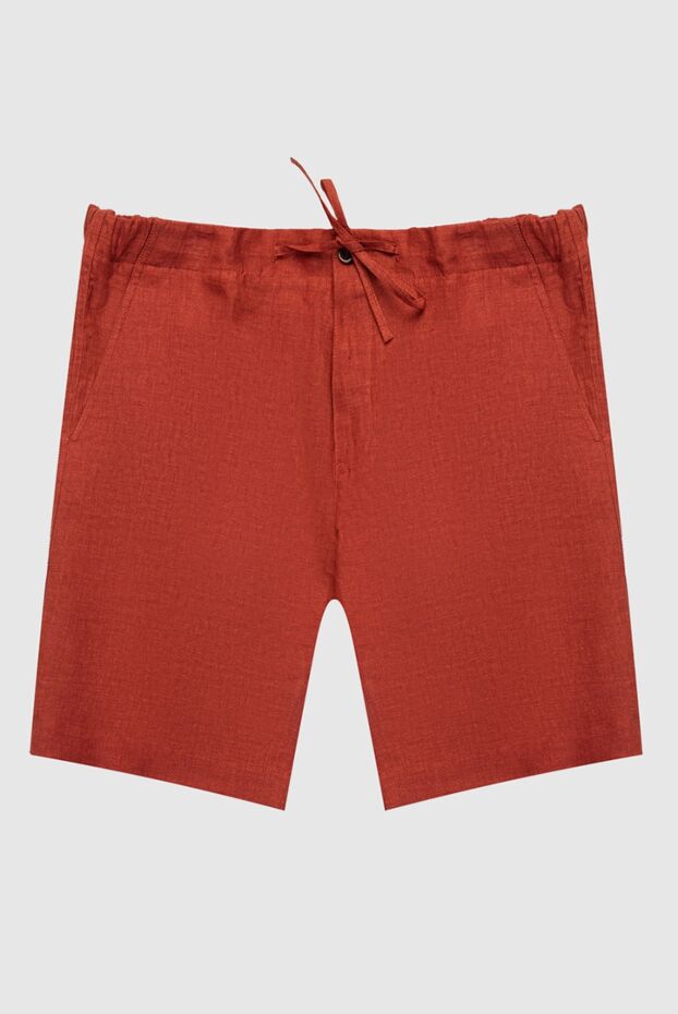 Loro Piana шорты изо льна оранжевые мужские 168832 - фото 1
