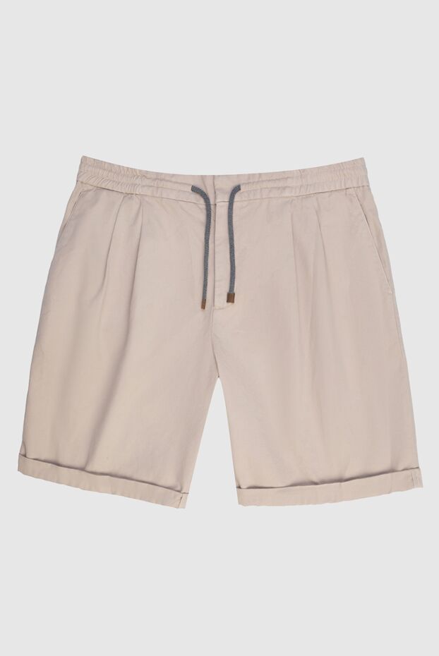 Brunello Cucinelli beige cotton shorts for men 168928 - photo 1