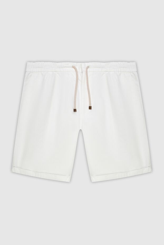 Brunello Cucinelli white cotton shorts for men 168929 - photo 1