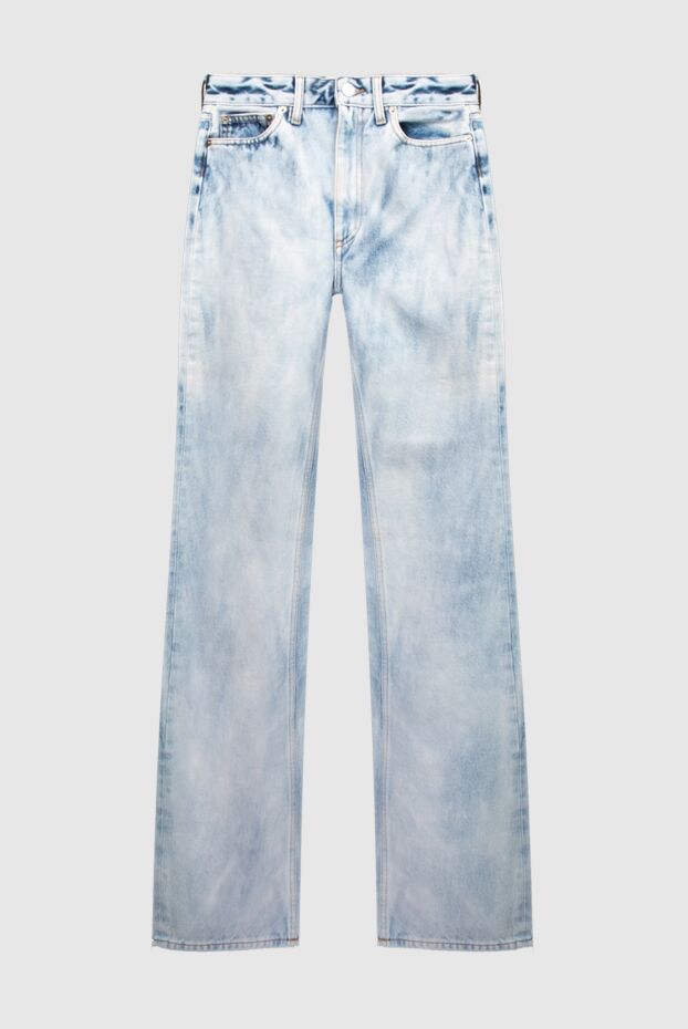 Alessandra Rich light women's jeans with scuffs and long legs 168942 - photo 1