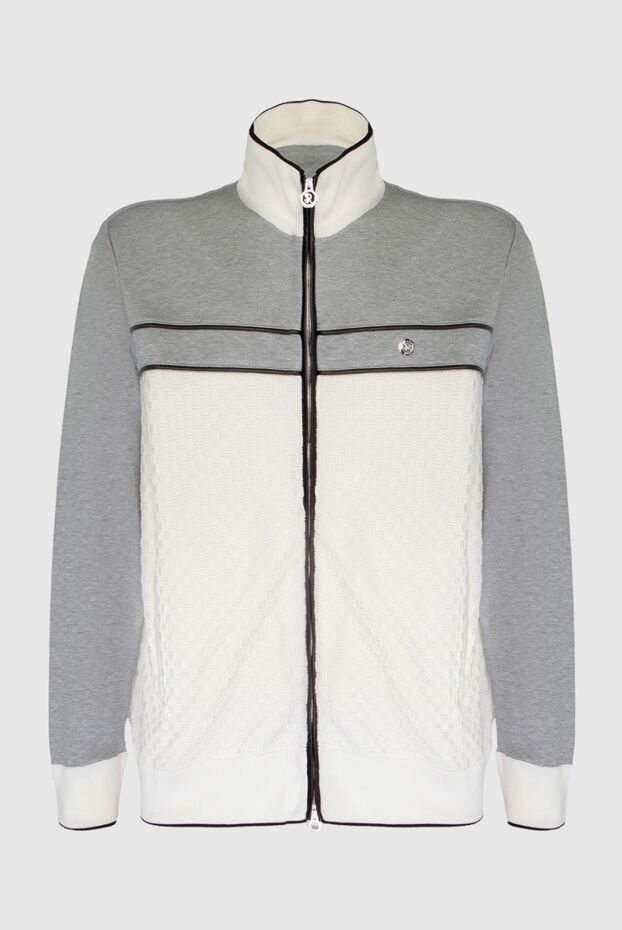 Stefano Ricci men's sports suit made of cotton, silk and polyamide gray 168975 - photo 1