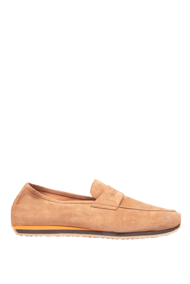 Andrea Ventura драйверы из замши бежевые мужские 168981 - фото 1