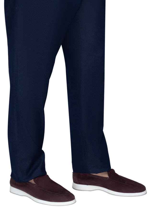 Andrea Ventura purple suede loafers for men 168992 - photo 2