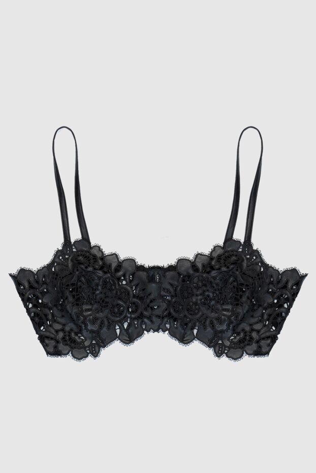 Ermanno Scervino black polyamide top for women 169064 - photo 1