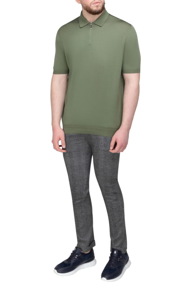 Stefano Ricci green silk polo for men 169162 - photo 2