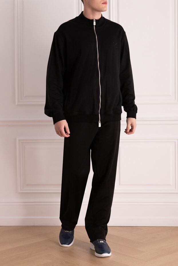 Billionaire men's silk set with logo and elastic cuffs
 169175 - photo 2