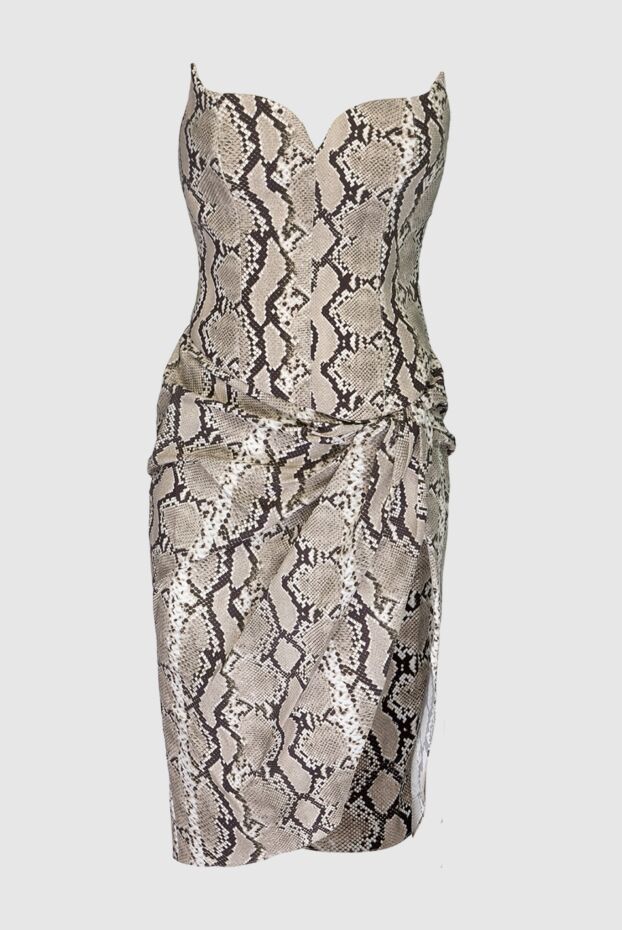 Giuseppe Di Morabito bustier dress with a slit beige women's 169264 - photo 1