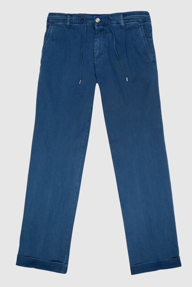 Scissor Scriptor indigo straight-leg jeans with drawstring and wide cuffs 169393 - photo 1