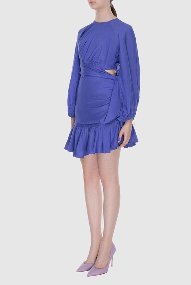 Zimmermann purple linen dress for women 169437 - photo 3