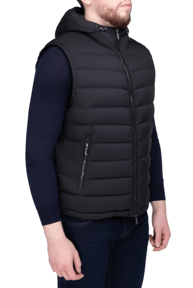Moorer ultra-light quilted vest with adjustable hood 169499 - photo 3