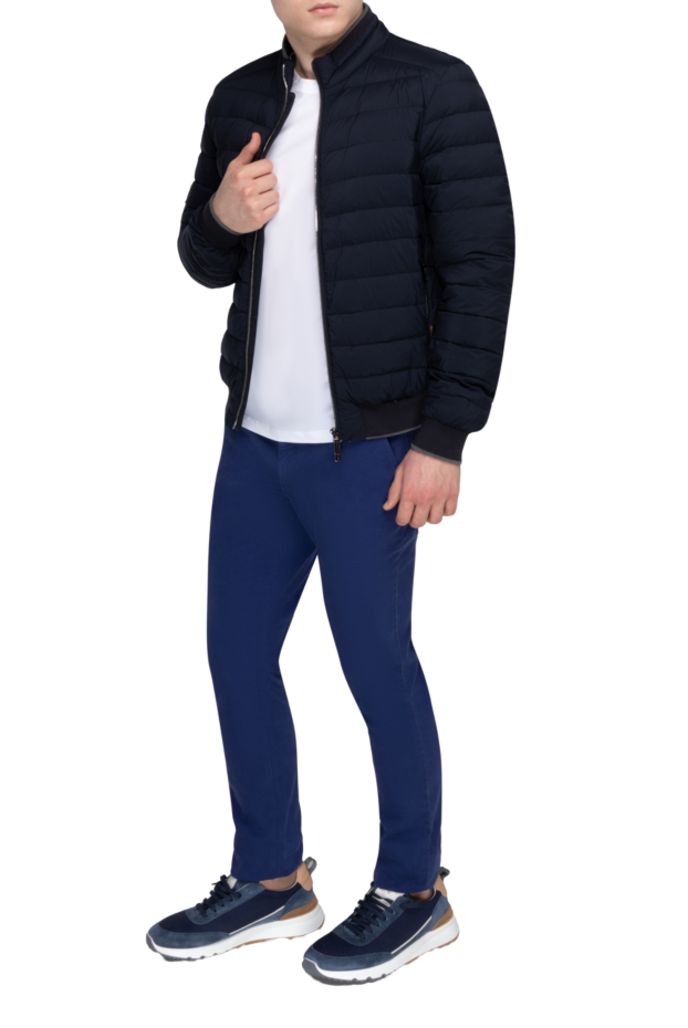 Moorer men's down jacket made of polyamide blue 169505 - photo 2