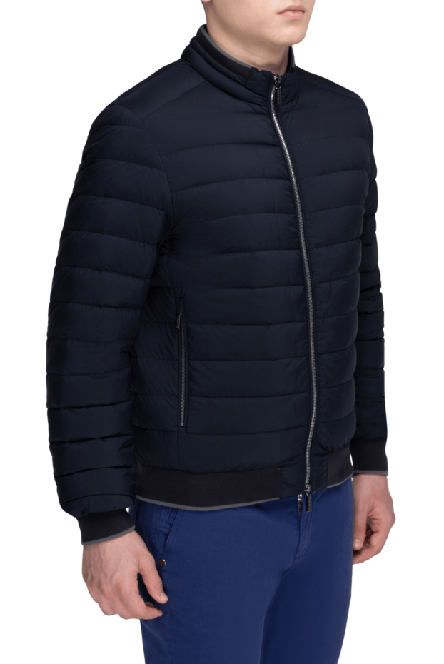 Moorer men's down jacket made of polyamide blue 169505 - photo 3