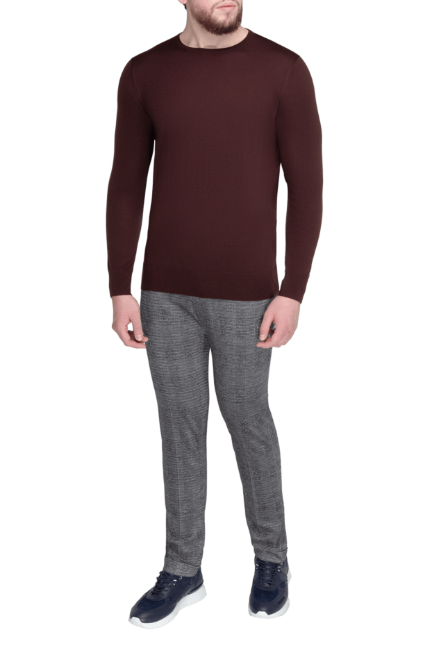 Loro Piana burgundy wool jumper 169620 - photo 3