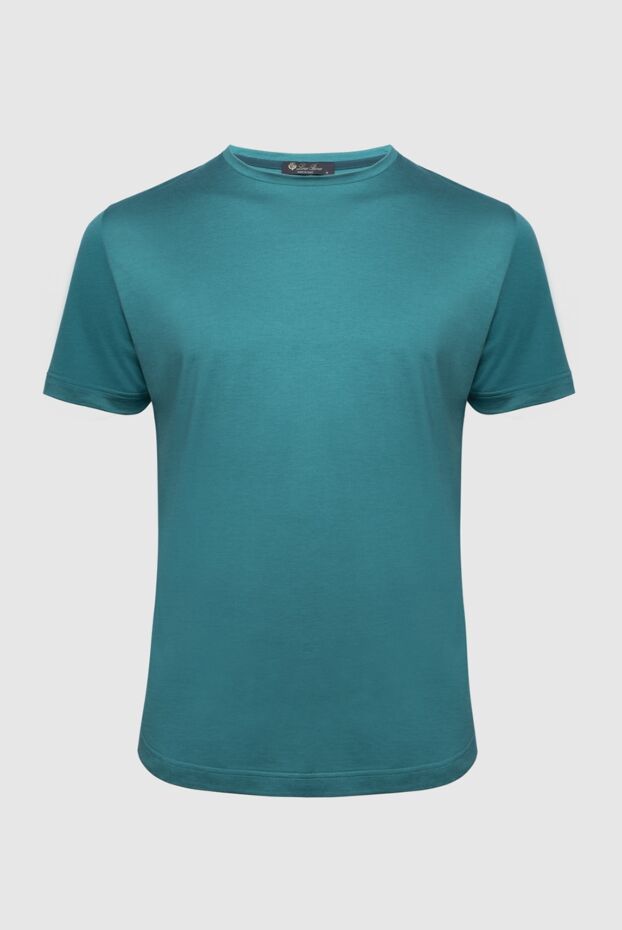 Loro Piana мужская футболка зелёного оттенка из мягкого трикотажа
169621 - фото 1