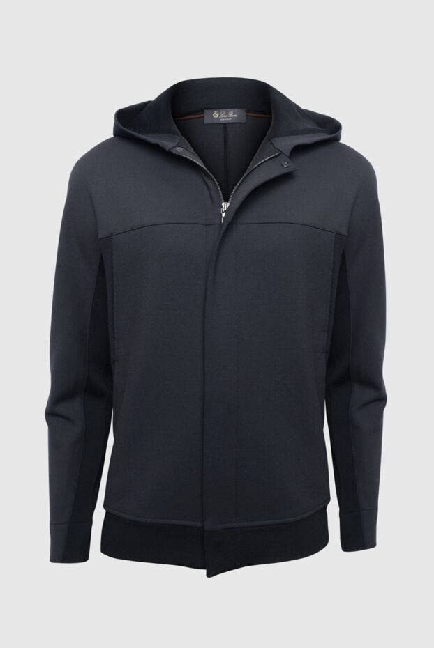 Loro Piana куртка из шерсти и эластана черная мужская 169633 - фото 1
