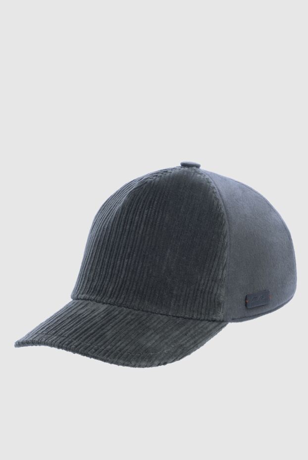 Loro Piana ерлерге арналған жасыл мақта және эластанды қалпақ 169644 - фото 3