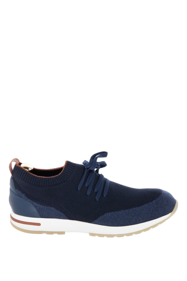 Loro Piana кроссовки 360 lp flexy walk из двухслойной трикотажной шерсти синие 169678 - фото 1