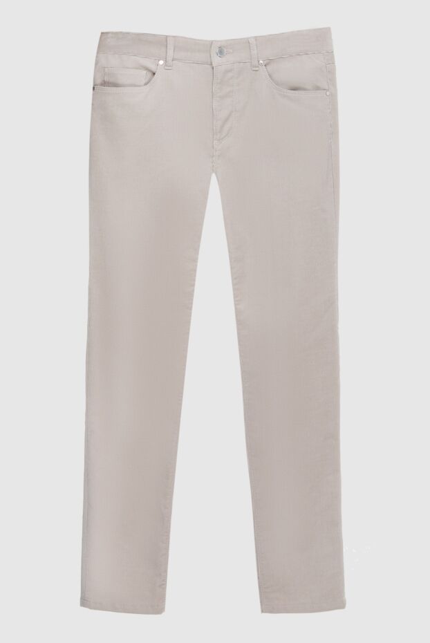 Loro Piana брюки женские вельветовые бежевые 169725 - фото 1