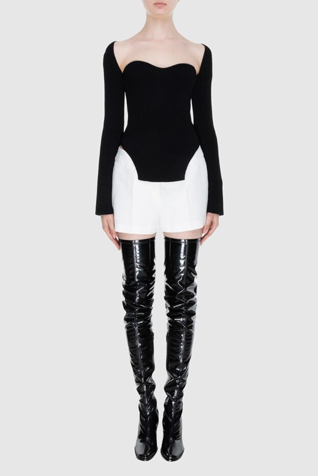 Khaite black viscose jumper for women 169801 - photo 2
