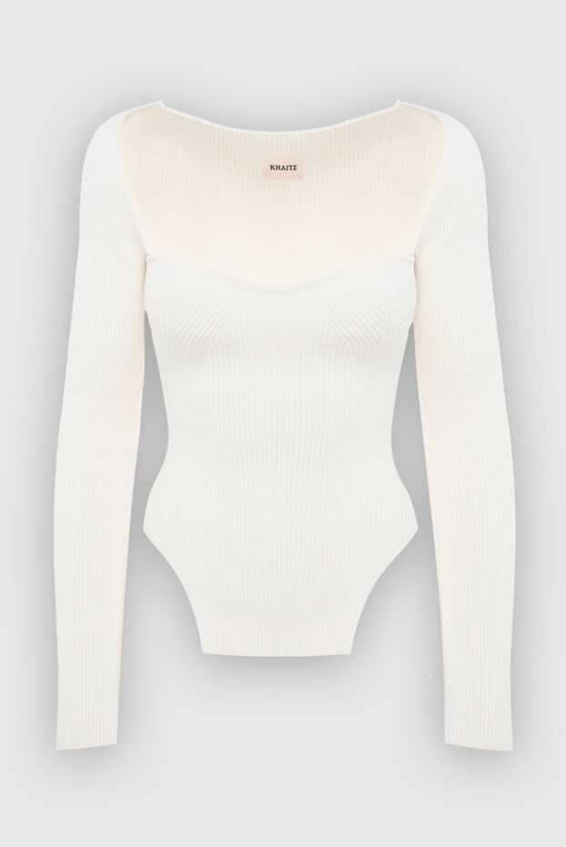 Khaite knitted jumper with a sweetheart neckline and a corset fit
169805 - photo 1