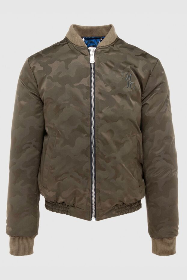 Billionaire men's cropped khaki down jacket with textured print
169826 - photo 1