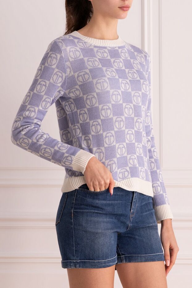 Tonet blue cashmere and silk jumper for women 169847 - photo 3