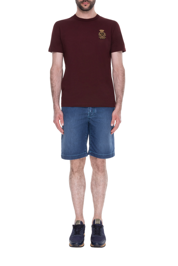 Jacob Cohen men's basic blue denim shorts 169863 - photo 2